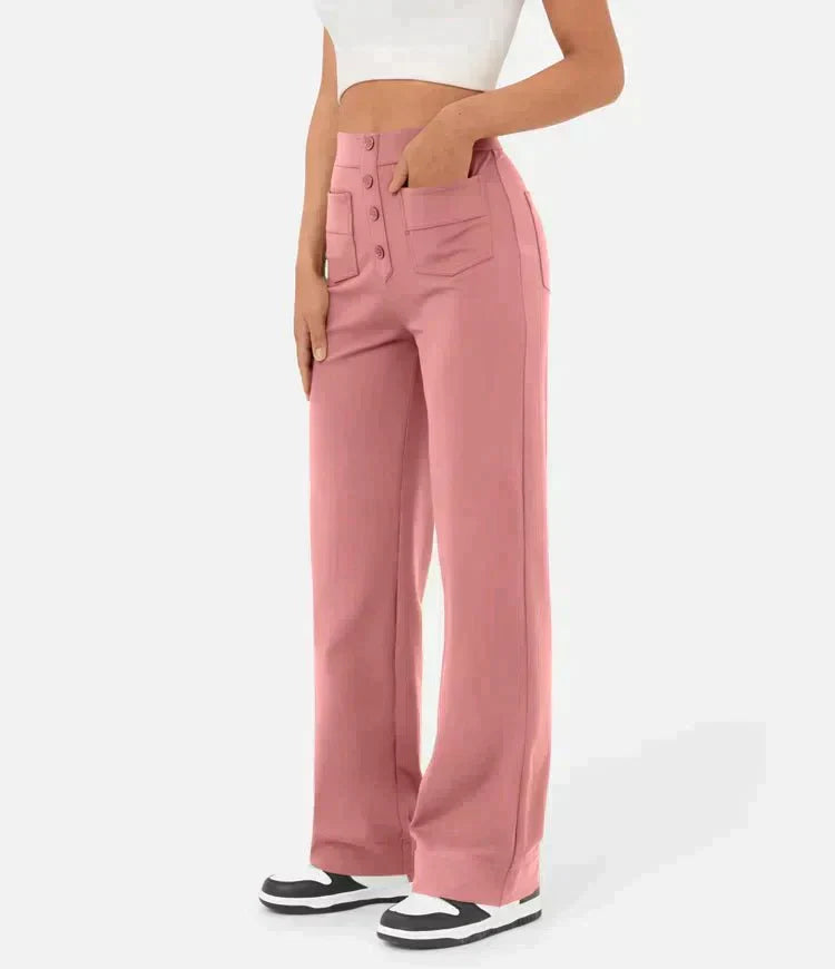 Alina - Elastic Casual Pants