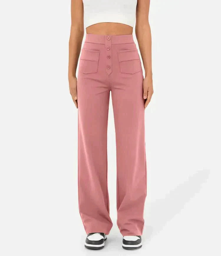 Alina - Elastic Casual Pants